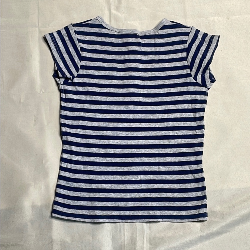 CARTERβS Striped Blue and Gray Kids Shirt - Picture 7 of 8